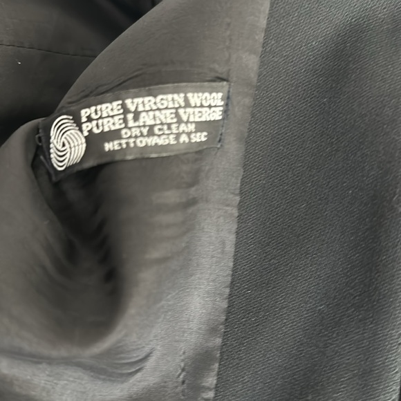 Wool, black fashion jacket. Size 12 🟢 - Picture 9 of 9